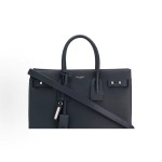 Yves Saint Laurent YSL Sac De Jour Large capacity cowhide single-shoulder crossbody handbag for women in blue